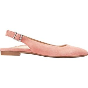 Vionic Shoes Flats Crystal Jade Slingback Pink Suede Size 9